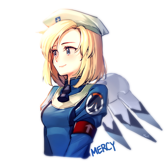 mercy and combat medic ziegler (overwatch and 1 more) drawn by maro_(lij512)