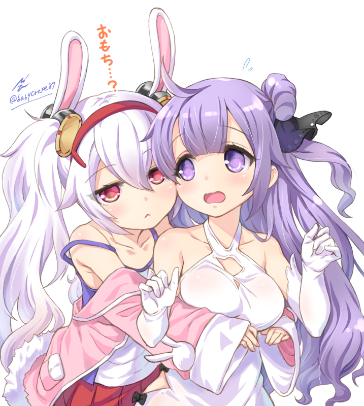 unicorn and laffey (azur lane) drawn by mizuki_gyokuran