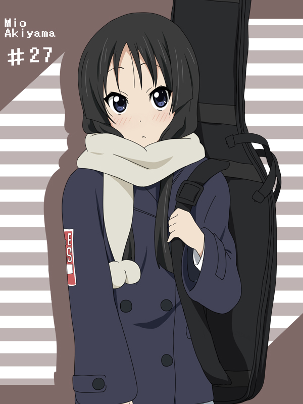 akiyama mio (k-on!) drawn by ikari_manatsu