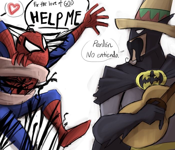 spider-man, batman, and venom (marvel and 2 more)