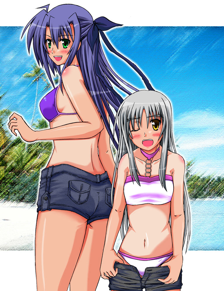 ginga nakajima and cinque (lyrical nanoha and 1 more) drawn by sakazaki_akira
