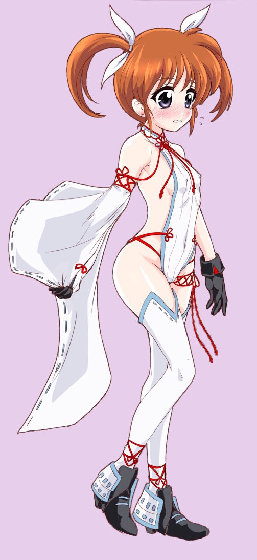 takamachi nanoha and shoukuu (lyrical nanoha and 1 more) drawn by fuchi