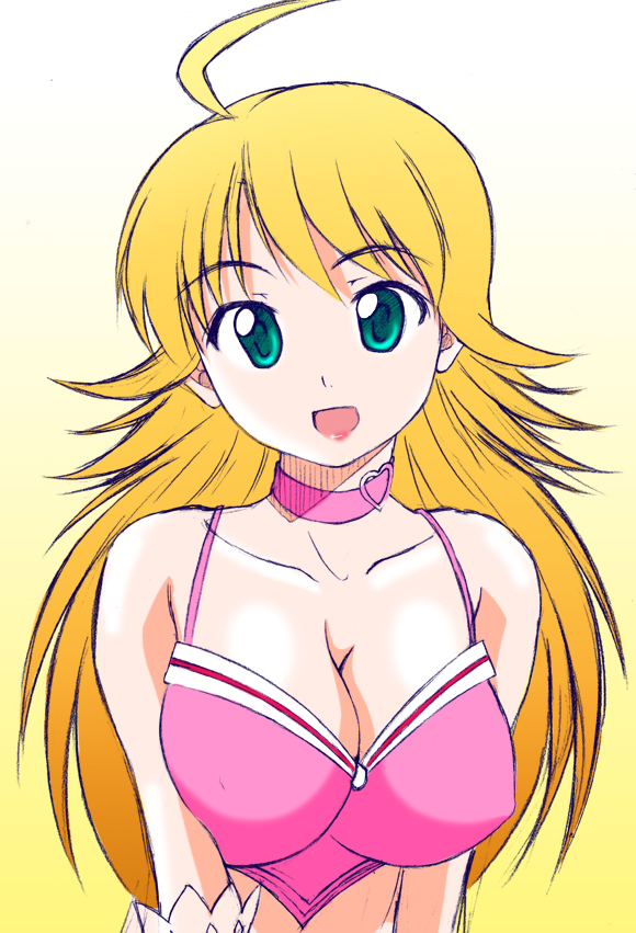 hoshii miki (idolmaster and 1 more) drawn by rikumoto_yoshiyuki