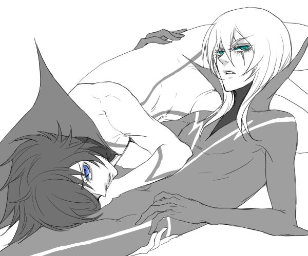 casshern and dio (casshern and 1 more) drawn by zuwai_kani