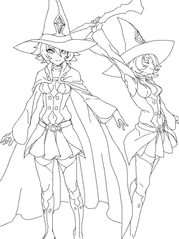 shiny chariot (little witch academia) drawn by cosmic_bear