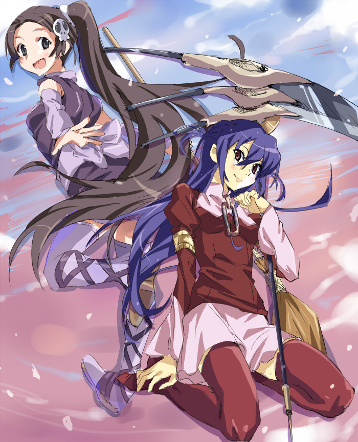 elysia de lute ima and haqua d'rot herminium (kami nomi zo shiru sekai) drawn by moekki