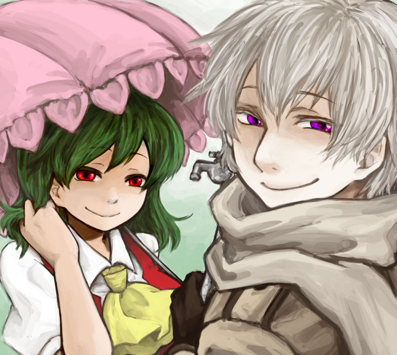 kazami yuuka and russia (touhou and 1 more) drawn by daico
