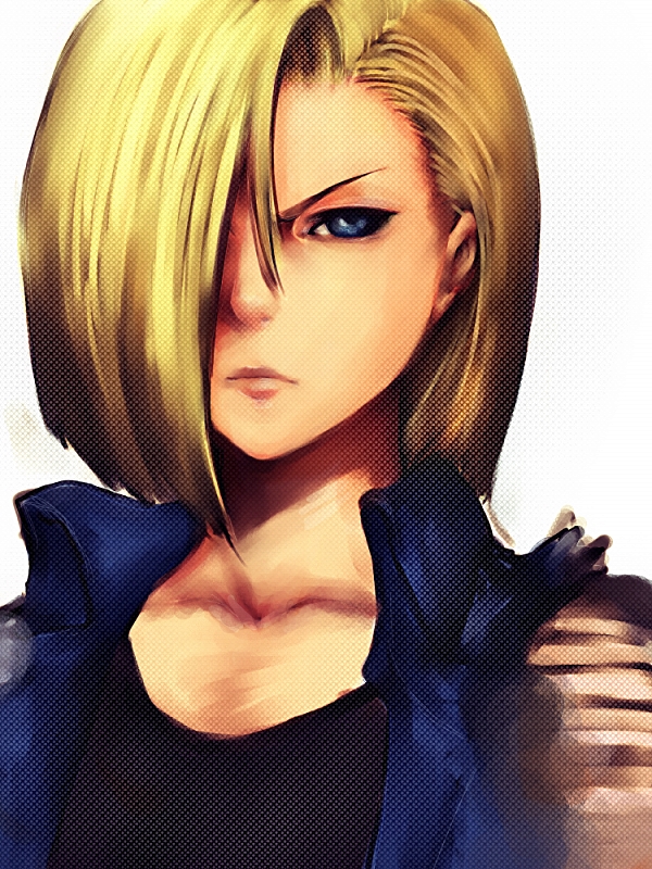 android 18 (dragon ball and 1 more) drawn by fumio_(rsqkr)