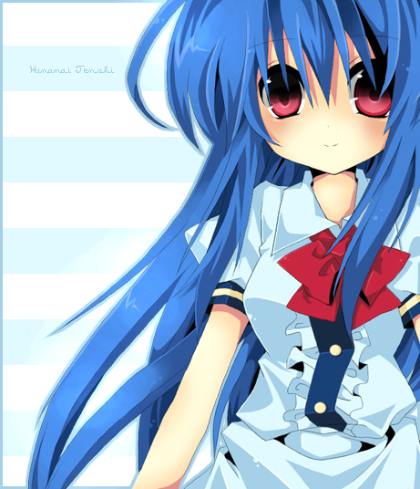hinanawi tenshi (touhou) drawn by hokori_(h-elysion)