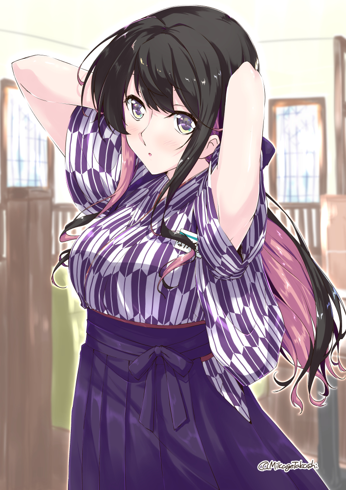 naganami (kantai collection and 1 more) drawn by mikage_takashi