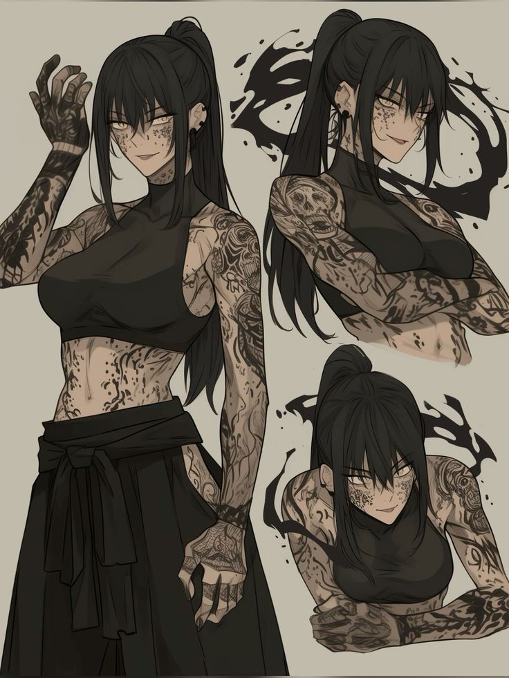 original and 2 more drawn by huayen