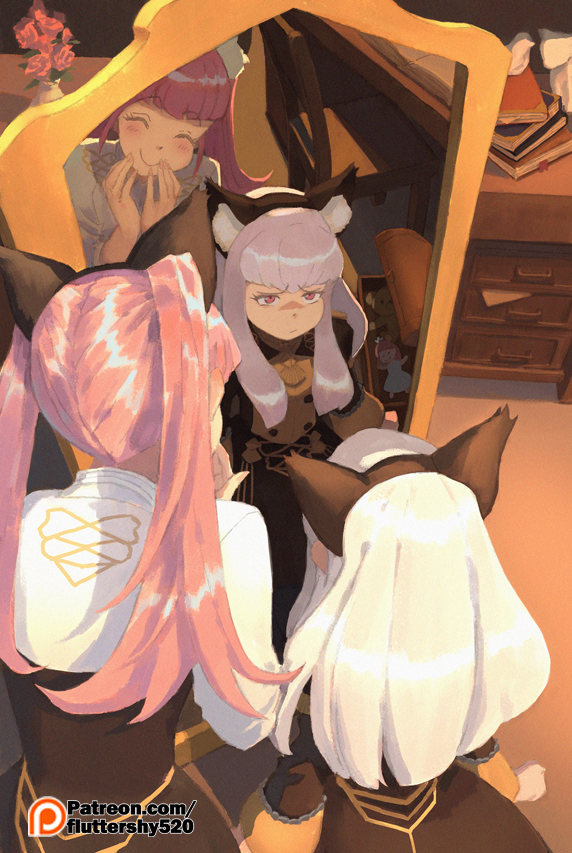 hilda valentine goneril and lysithea von ordelia (fire emblem and 1 more) drawn by green_little