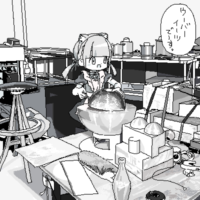 lokulo-chan (original) drawn by lokulo_no_mawashimono