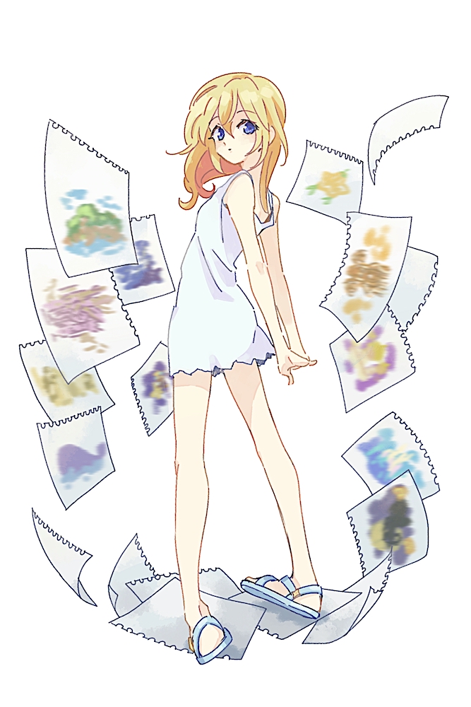 namine (kingdom hearts and 1 more) drawn by kuri6_4