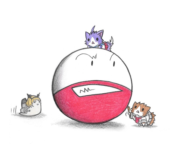 inazuma, mutsu, sakawa, and electrode (kantai collection and 1 more) drawn by neko_kyo