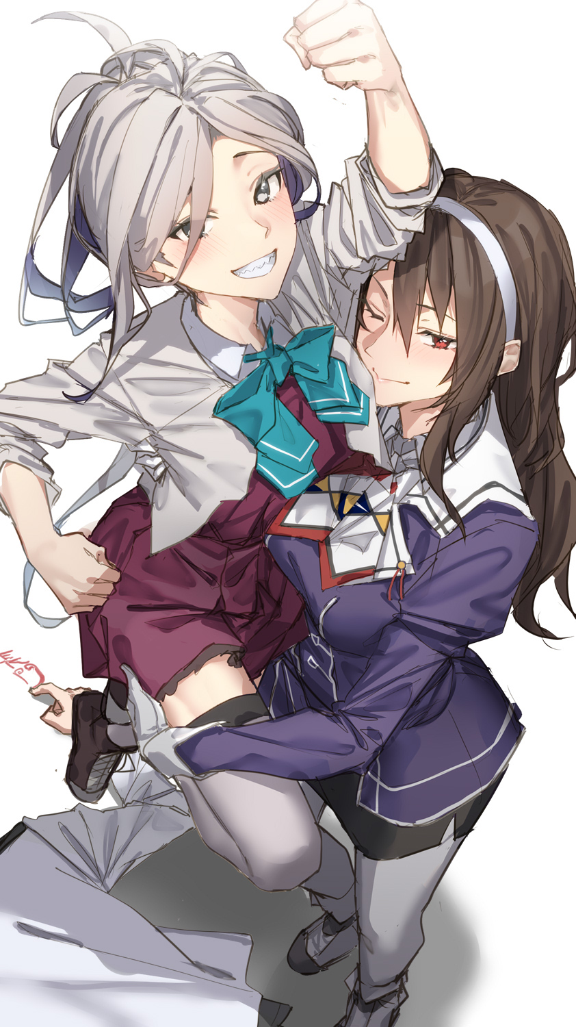 admiral, ashigara, asashimo, and ashigara kai ni (kantai collection) drawn by pallad