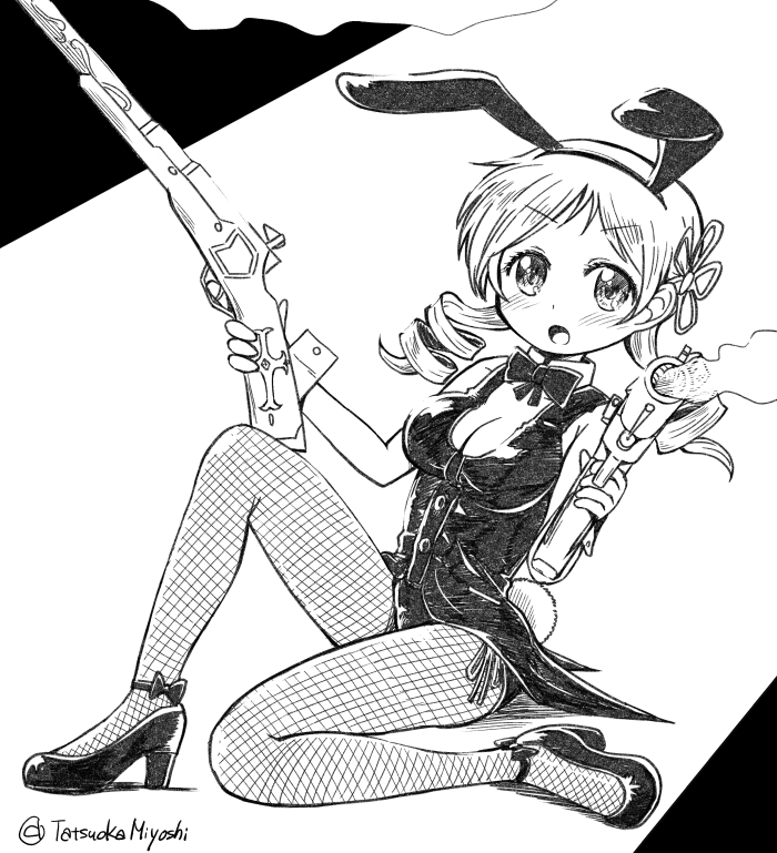 tomoe mami (mahou shoujo madoka magica) drawn by tatsuoka_miyoshi