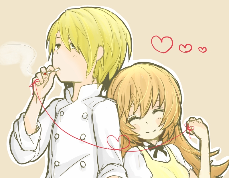 todoroki yachiyo and satou jun (working!!) drawn by keikou_midori_(753064)