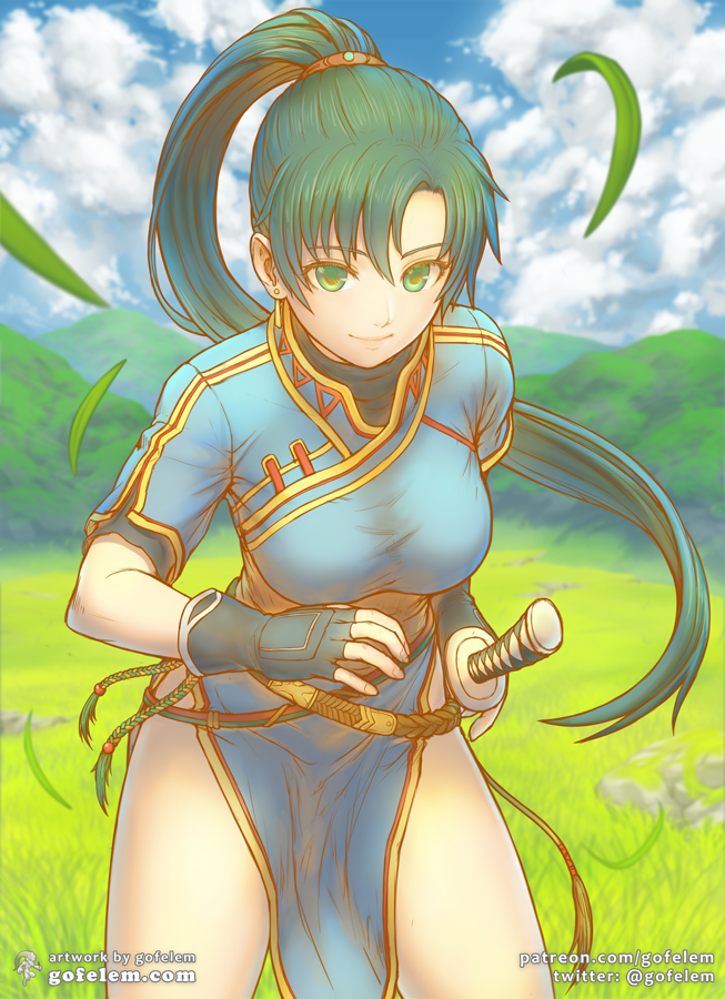 lyn (fire emblem and 1 more) drawn by gofelem