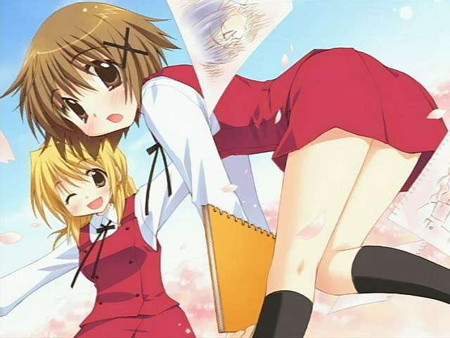 yuno and miyako (hidamari sketch) drawn by kadoi_aya