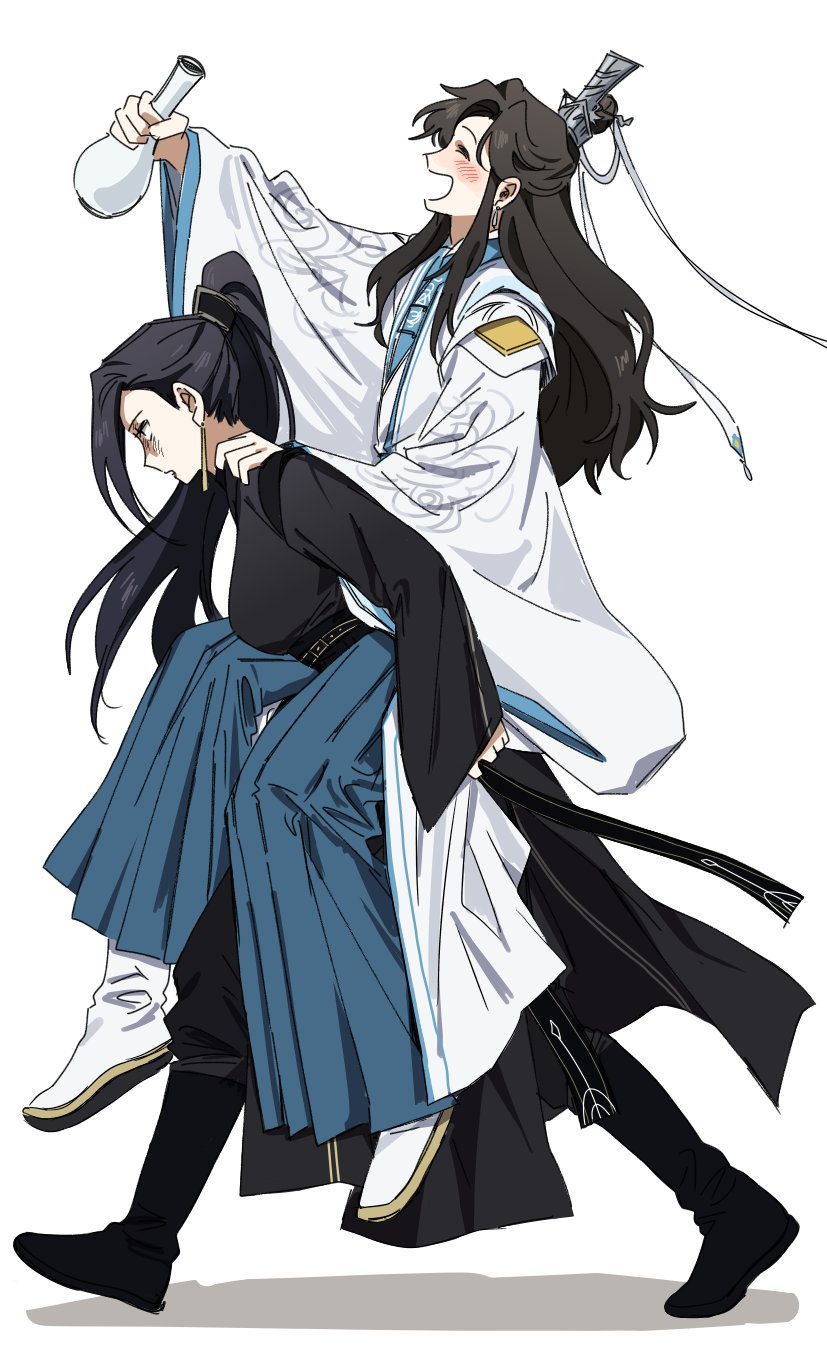 shi qingxuan and ming yi (tianguan cifu) drawn by bujang
