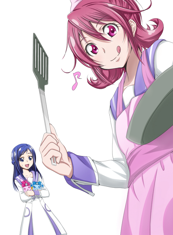 hishikawa rikka, aida mana, rakeru, and sharuru (precure and 1 more) drawn by roaru_(gyuren)