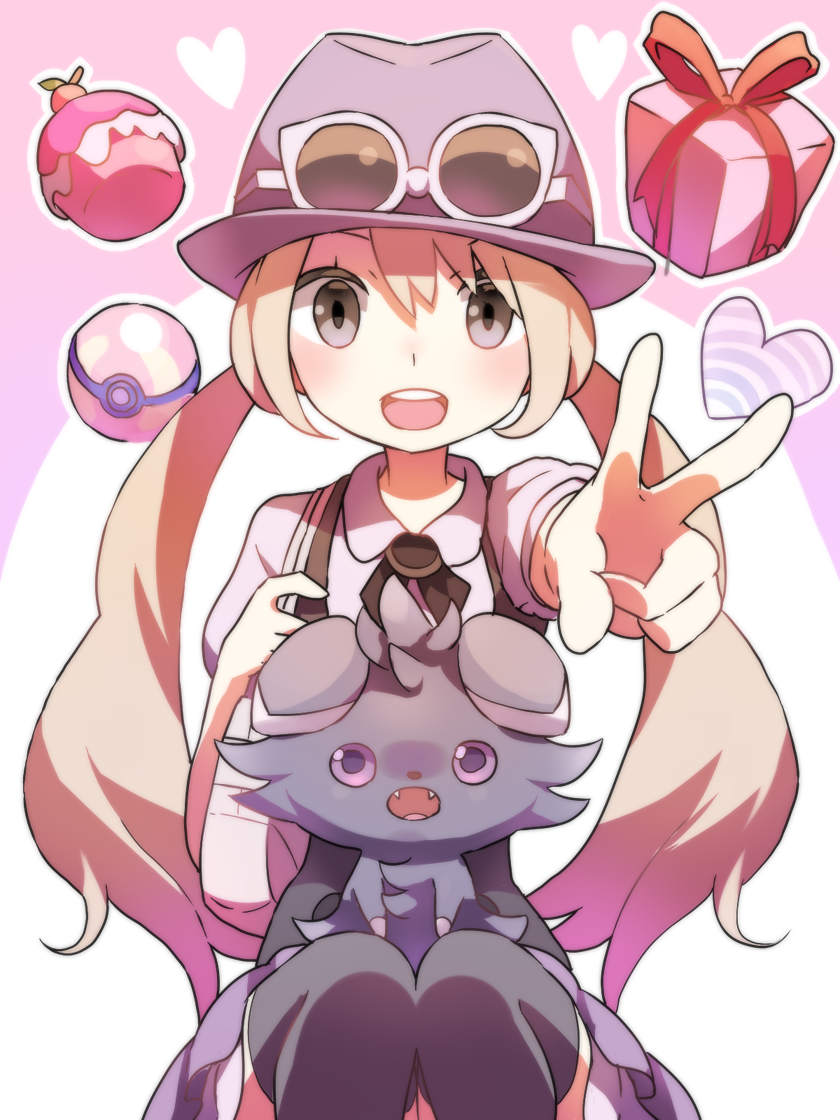 serena and espurr (pokemon and 1 more) drawn by jima