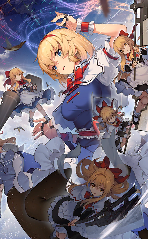 alice margatroid and shanghai doll (touhou and 1 more) drawn by eho_(icbm)