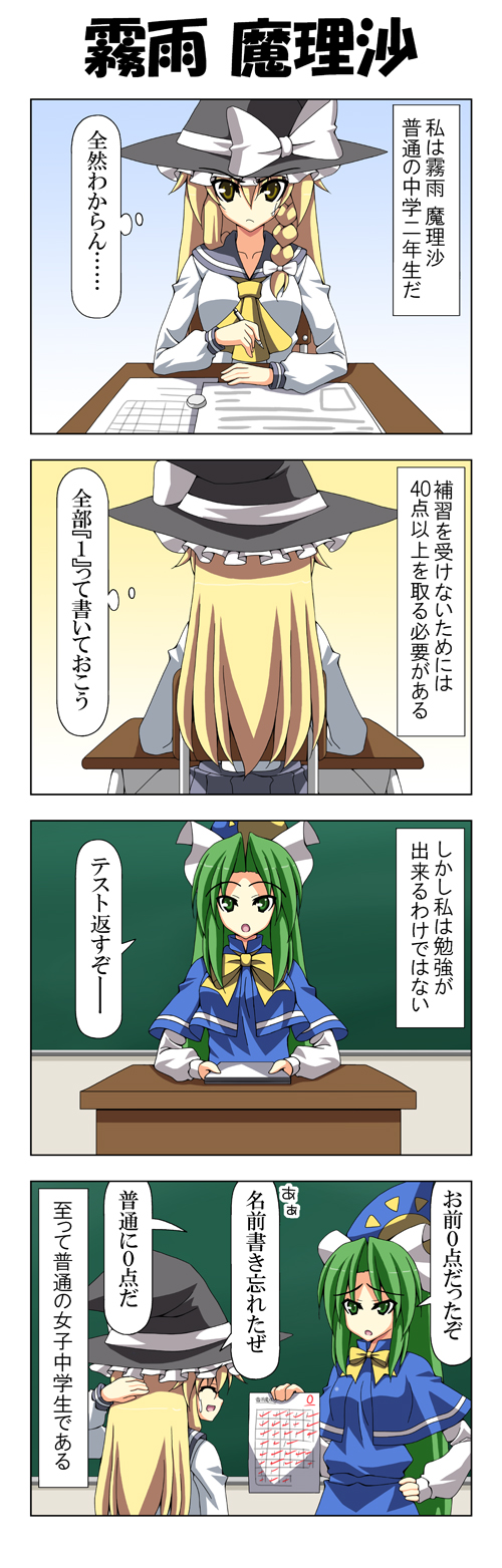 kirisame marisa and mima (touhou) drawn by rappa_(rappaya)