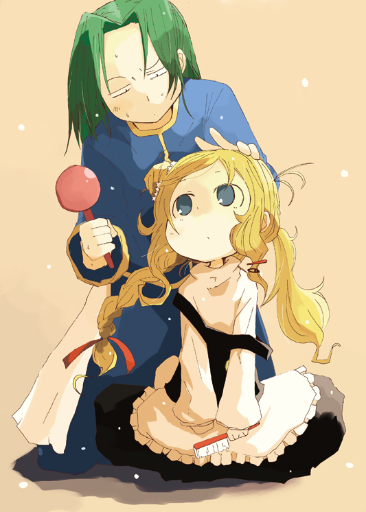 kirisame marisa and mima (touhou) drawn by sukima_(crie)