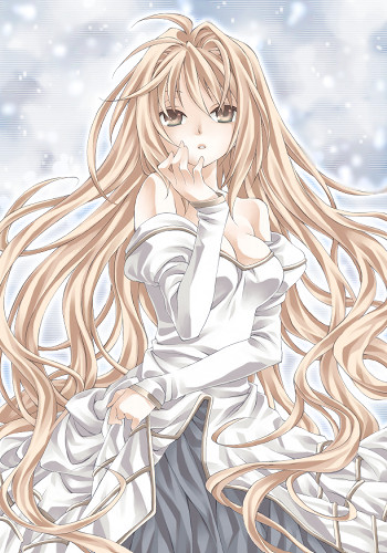 arcueid brunestud and archetype earth (tsukihime) drawn by yuetsuki_(ash)