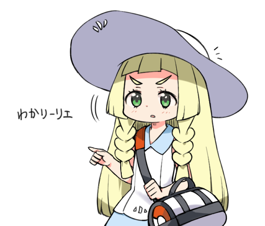 lillie (pokemon and 1 more) drawn by moru_(monaka)