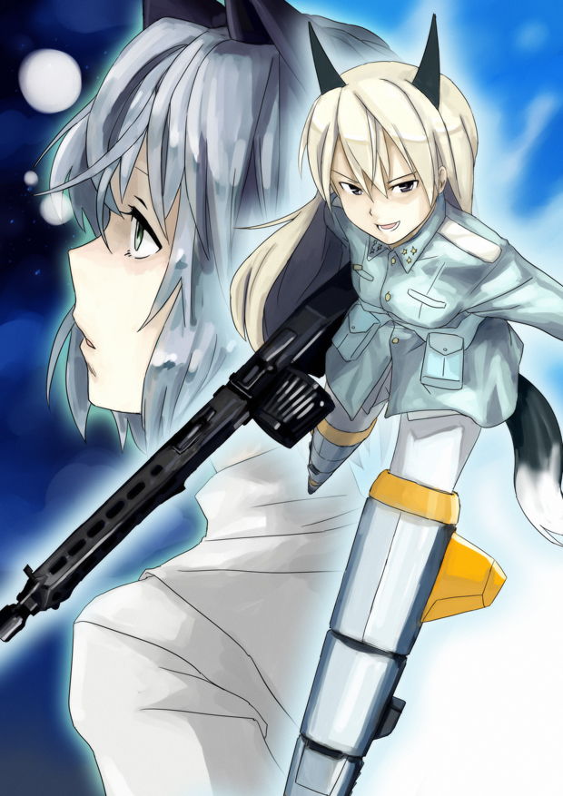 sanya v. litvyak and eila ilmatar juutilainen (world witches series and 1 more) drawn by ergot