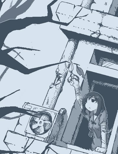 suicidal girl (original and 1 more) drawn by hamsterfragment