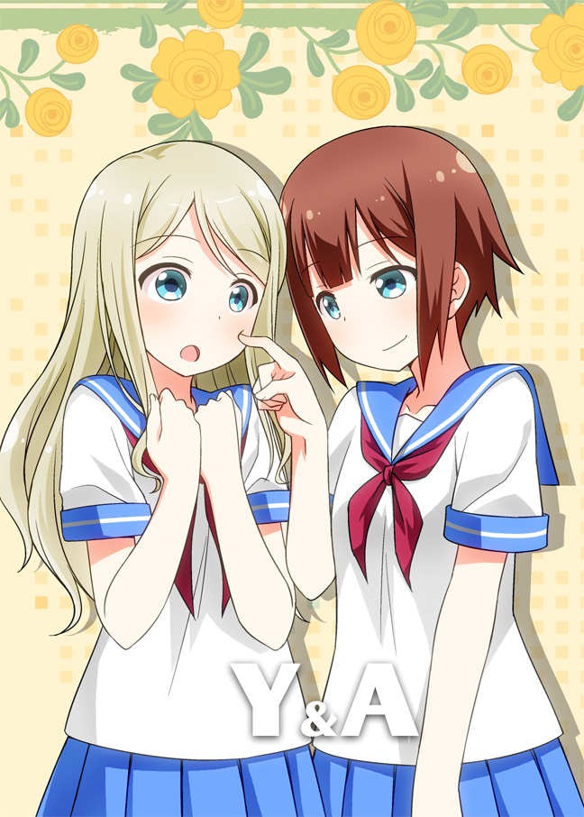 ayase alisa and kosaka yukiho (love live! and 1 more) drawn by umekichi