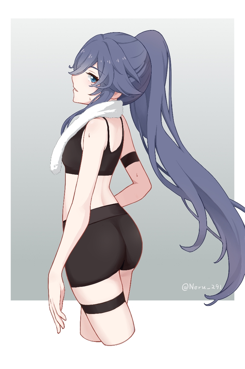 fu hua (honkai and 1 more) drawn by neru_yinwu
