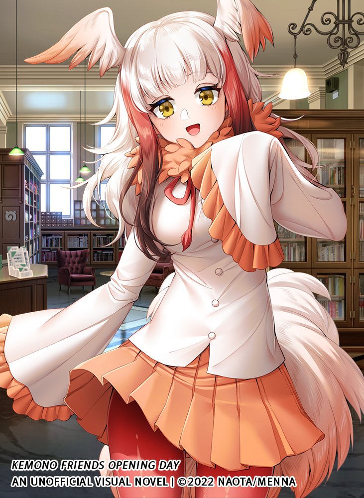 japanese crested ibis (kemono friends and 1 more) drawn by menna_(0012)