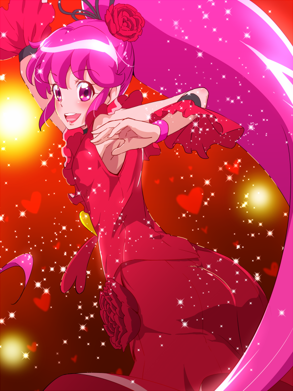 aino megumi and cure lovely (precure and 1 more) drawn by tj-type1