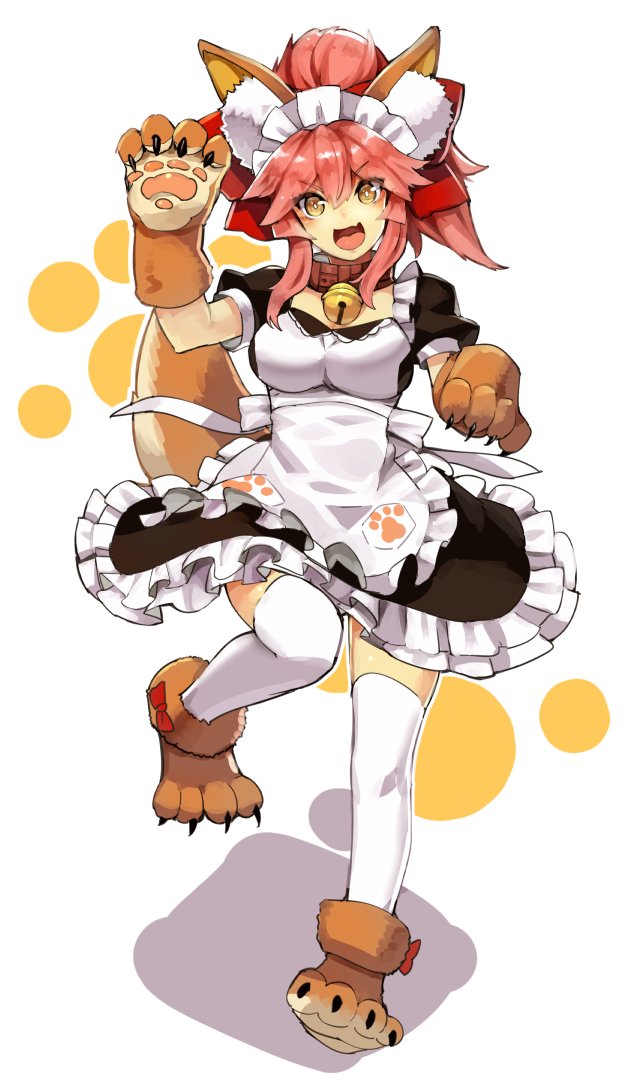 tamamo and tamamo cat (fate and 1 more) drawn by scottie_(phantom2)