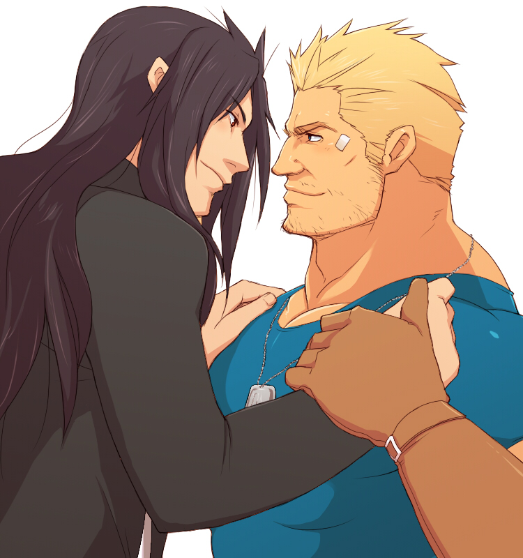 vincent valentine and cid highwind (final fantasy and 1 more) drawn by magnum_feering