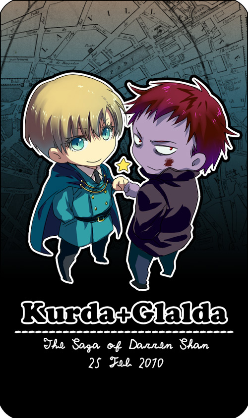 kurda smahlt and glalda (the saga of darren shan) drawn by yomunow