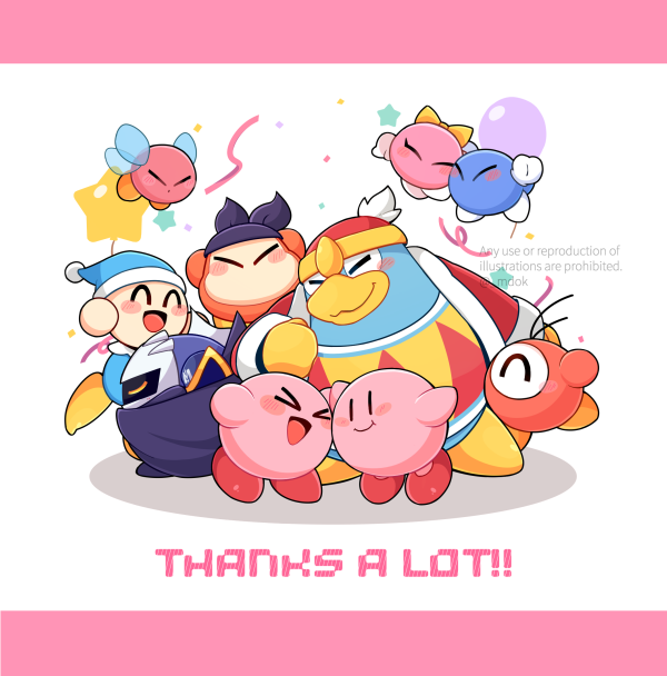 kirby, meta knight, king dedede, bandana waddle dee, waddle doo, and 4 more (kirby) drawn by midooka_(o_k_k)