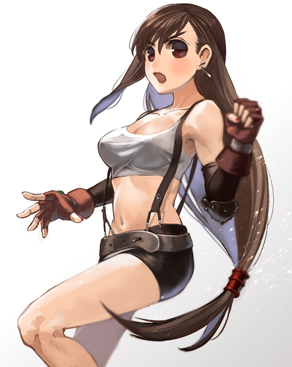tifa lockhart (final fantasy and 1 more) drawn by isakawa_megumi