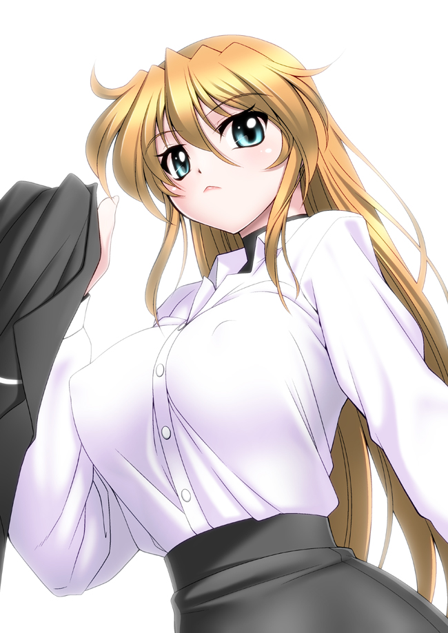 teana lanster (lyrical nanoha and 1 more) drawn by sakura_ryuuken