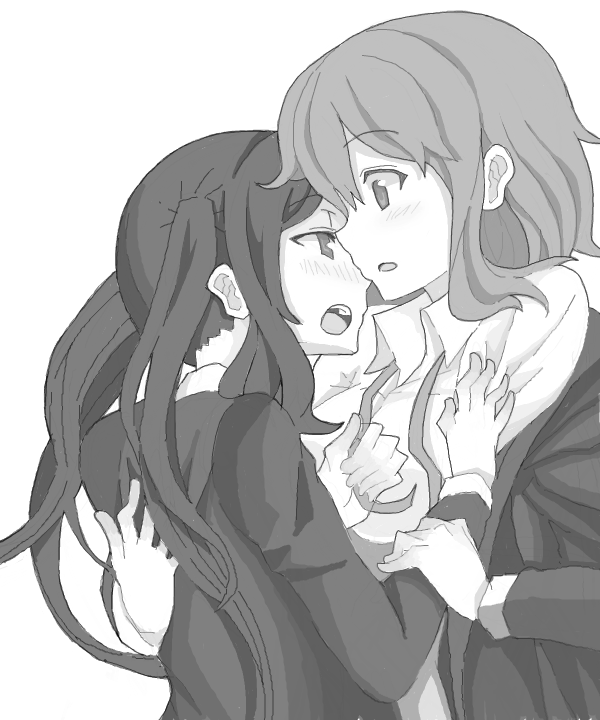 nakano azusa and hirasawa yui (k-on!) drawn by kuzu_kow
