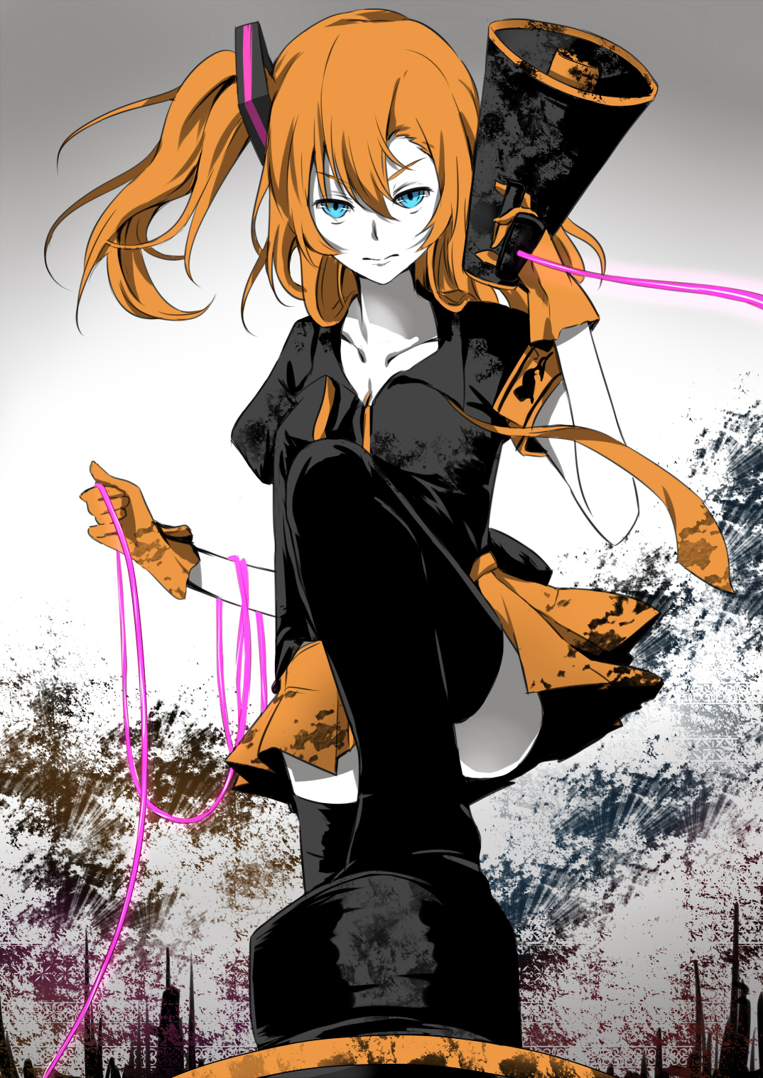 Kousaka Honoka Vocaloid And 3 More Drawn By Meimuu Danbooru
