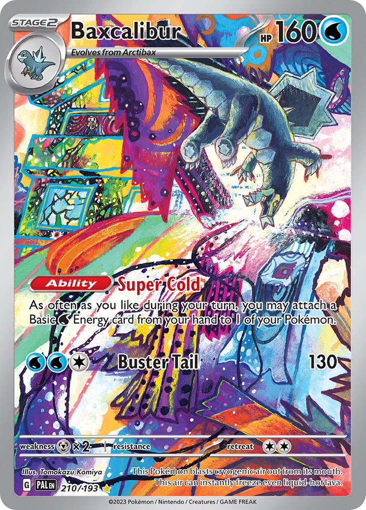 baxcalibur and arctibax (pokemon and 1 more) drawn by komiya_tomokazu
