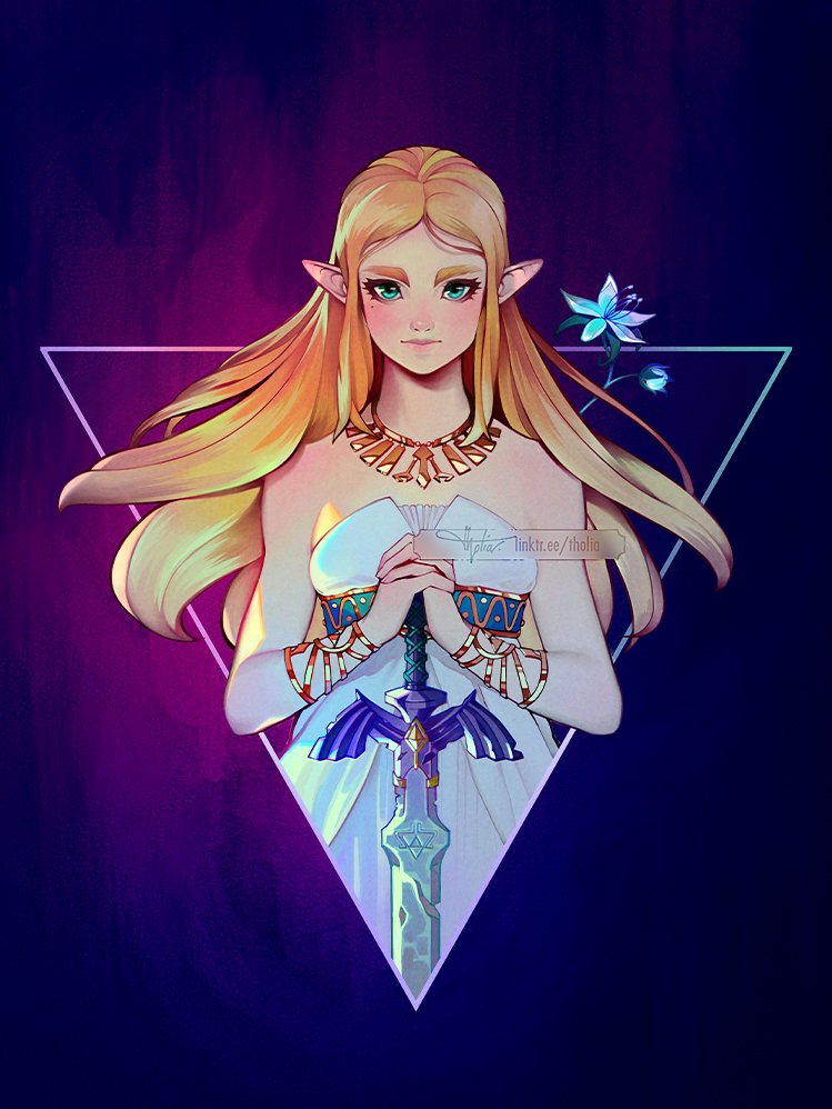 princess zelda (the legend of zelda and 1 more) drawn by tholia_bentz