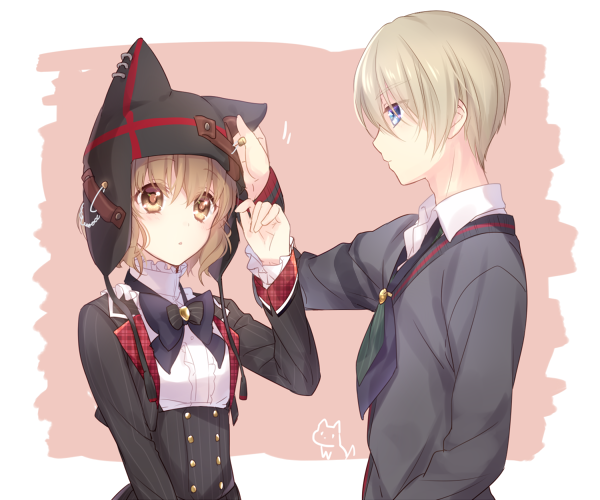 izumi shio and oogami ryuumaru (walpurga no uta) drawn by yuuna_minato