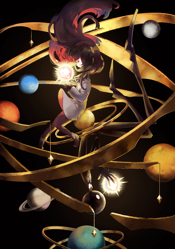 alice and deemo (deemo and 2 more) drawn by maruco